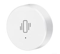 AugustknowU Sensor de vibración, rango de transmisión interior de 10 a 30 m, notificación de detección de movimiento en tiempo real, registro de historial de alarma para sistema de alarma y