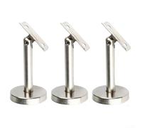 AugustknowU - Soporte de mano de acero inoxidable 304, soporte de pared recto, accesorios contra la pared, soporte fijo de pasamanos de escalera, soporte recto de 80 grados, pieza curvada móvil