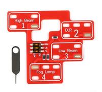 AugustknowU Tablero de selección de haz alto con opciones de 6 y 8 modos para iluminación frontal optimizada en modelos 2003-2007