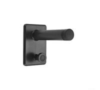 AugustknowU Tope de puerta montado en la pared con gancho para baño, parachoques silencioso, instalación sin taladro, absorción de cabeza de goma, colgador multiusos para toallas, chaquetas, bolsas