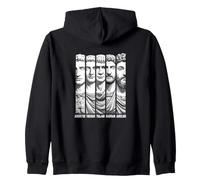 Augusto Tiberio Trajano Adriano Aurelio Emperadores Romanos Sudadera con Capucha