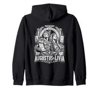 Augusto Y Livia Dinastía De Roma Pax Romana Sudadera con Capucha