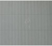 Auhagen 52433 Hoja De Plástico Con Canaleta Gris 100 X 200 Mm