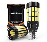 AUHSSAN T15 W16W LED Bombilla 6500K Blanco Frío 51SMD 921 912 955 Bombilla Automotriz Canbus Sin Error 3000LM para Luces de Marcha Atrás para Automóviles 12V 24V, 2 Piezas