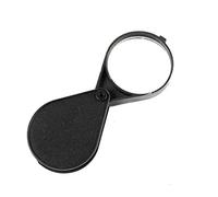 Auink Mini Lupa Plegable, Lupa de Bolsillo 10x - Estudiante Lectura Mini Imprimir Mapa de Investigación Comprobar Joyas para Personas