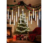 AUINSKY Vela LED Flotante 20Pcs con Control Remoto, Colgantes Velas sin Llama a Pilas, Efecto Llama Velas Festivales Decorativas Para Halloween, Navidad, Bodas, Fiestas, Iglesia(pequeño)
