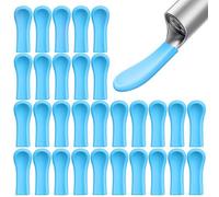 Auiremrti 30 Piezas de Recambio de Puntas para removedor de Cerumen-Puntas reemplazables para limpiadores de oídos, bastoncillos para los oídos, otoscopio con luz, Cuchara para los oídos