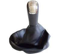 Auitoer Pomo de cambio de marchas de carreras 5 6 para velocidad Manual para mercedes para benz Clase C W202 W208 E(6 speed Silver)