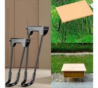 AUJLKJOUV 4 Pcs Patas Plegables para Mesa de Metalicas,Soporte de Horquilla Diámetro 7 mm Pies Repuesto para Cocina Muebles Silla Escritorio Mesa de Café,Bancos