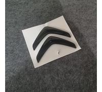 AUJSHDH Coche Emblema, para Citroen C4 Cactus 2014-2017 Impermeables Coche Insignia Pegatina 3D Frontal Capó Maletero Insignia Calcomanía Accesorios Coche,A