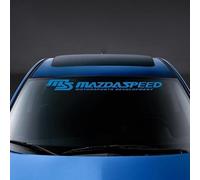 AUJSHDH Etiqueta Engomada del Parabrisas del Coche, para Mazda 3 6 Axela Demio CX3 Speed MPE BN MS Parabrisas de la Ventana Trasera Delantera del Coche Pegatina Reflectante,B