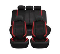 AUJSHDH Fundas Asientos Coche, para Jeep Wrangler TJ 1997 1998 1999 2000 2001 2002 2003 2004-2006 Impermeables Transpirable Cuero Juegos de Cubreasientos Airbag Compatibles, Interior Accesorios,D