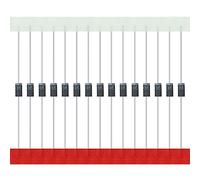 AUKENIEN 200 Piezas 1N4006 Diodo Rectificador 1A 800V DO-41 4006 IN4006 Diodos Rectificadores Electronica Axial 1 Amperio 800 Voltios