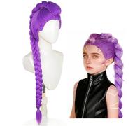 Auklet® Peluca Cosplay Rumi Grupo Cazadoras de Demonios, Unisex, Juego de Roles, Espectáculo, Accesorio Anime, Peluca de Fiesta (Peluca morada)