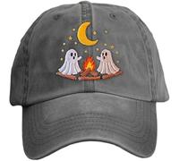 Aukojoy Gorra de béisbol de Halloween, gorro de terror para hombres y mujeres, accesorios divertidos de Halloween (*A, 1)