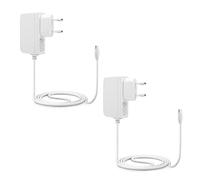 Aukru Pack de 2 cargadores micro USB 5v1a para vigilabebés Philips Avent SCD833/26, SCD843/26, SCD845/26 (2 unidades), color blanco
