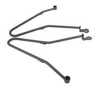 Aukson - Soporte de fijación para barra de alforjas de moto izquierda y derecha para moto adecuado para Triu-mph Bonneville T100/Thruxton 900 (Negro)