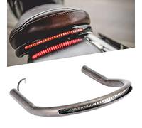 Aukson Soporte de montaje de aro de marco de asiento trasero de café R er con intermitente de parada de freno LED para, intermitente de parada de freno trasero (230 mm) cafe racer u