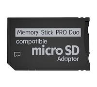 Aukuoy Adaptador de memoria PSP: Micro SD a PSP Memory Stick PRO Duo MagicGate Card para Playstation portátil, cámara, cámara de mano