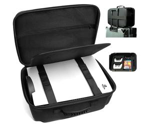 AUKURA Estuche rígido Acolchado para PS5/Pro/Slim, con múltiples Compartimentos para PS5 y Accesorios, Todo en una Funda Protectora Acolchada para PS5