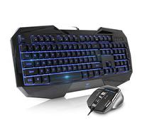 AULA Backlit Gaming Keyboard and Mouse Combo with Adjustable Backlight (SI-859 + SI-928)