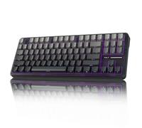 AULA F87 Pro Teclado mecánico inalámbrico, Bluetooth de tres modos, 5.0/2.4GHz/USB-C, teclado personalizado intercambiable en caliente, interruptores prelubricados, teclas PBT impresas laterales,