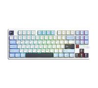 Aula F87 PRO V2 Mecánico RGB TKL Star Vector Switch Wireless Macro Hot Swap Teclado Azul Marino