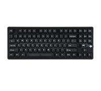 AULA F87 PRO V2 TKL US ANSI diseño con cable/BT/2,4 Ghz Teclado mecánico inalámbrico para jugar con 10000mAh y 8K Polling SOCD/MT/TGL Contours White