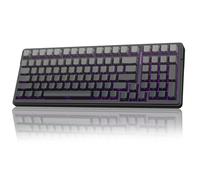 AULA F99 Pro Teclado mecánico inalámbrico, teclado personalizado intercambiable en caliente, retroiluminación RGB, interruptores lineales prelubricados, teclas PBT impresas laterales, teclados
