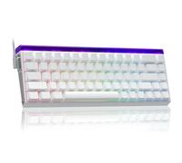 AULA Hero 68 HE - Teclado para juegos con cable al 60%, efecto Hall, interruptor magnético con accionamiento ajustable, modo de disparo rápido, tasa de sondeo de 8 K Hz, latencia de 0,125 ms, teclas