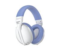 Aula S6 3 Mode Auriculares inalámbricos para Juegos de 3,5 mm con Cable y micrófono Bluetooth 5.3 Azul Ultra Ligero Espuma de Memoria con Controlador 40 mm Reducción de Ruido