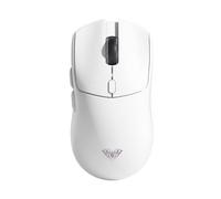 AULA SC580 SE - Ratón inalámbrico para gaming (3 modos, 2,4 G/BT5.0/USB-C, recargable, 10000 DPI ajustable, inalámbrico, con 6 botones programables, ratón ergonómico para PC (WH)