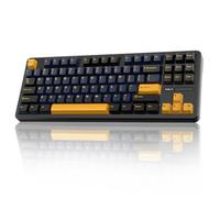 AULA Teclado mecánico F87, color negro frío