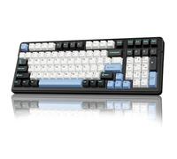 AULA Teclado mecánico inalámbrico F99, triple modo BT5.0/2.4GHz/USB-C, teclado personalizado intercambiable en caliente, interruptores lineales prelubricados, teclados retroiluminados RGB para juegos