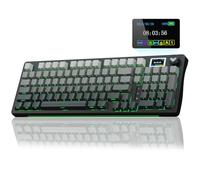 AULA Teclado mecánico inalámbrico S98 Pro con perilla y sreen, junta intercambiable en caliente (negro degradado)