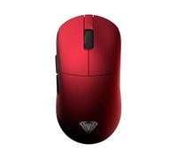 Aula V9 Ultra 42000 dpi Sensor PAW3950 8000Hz Trimodo Ratón Inalámbrico para Juegos RGB Interruptor Omron Ratón Ligero Esports Gaming Rojo
