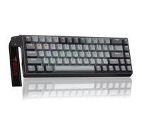 AULA WIN68 HE PRO - Teclado para juegos con efecto salón con interruptor magnético, modo de disparo rápido, frecuencia de sondeo de 8 KHz, teclado mecánico retroiluminado RGB con cable, diseño