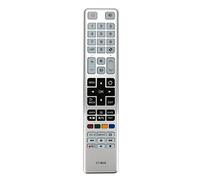 AULCMEET CT-8035 Mando a Distancia de Repuesto Compatible con Toshiba 4K OLED Smart TV 32D1763DA 28W1763DA 49L1763DG 39W1763DG 43L1753DB 55L3663DG 65X9763DG 40L366* Serie 43L366* Serie