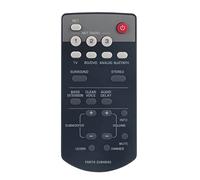 AULCMEET FSR76 ZU84640 Mando a Distancia de Repuesto Compatible con Yamaha Soundbar Home Audio System FSR76 ZU84640