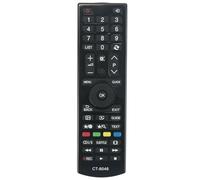 AULCMEET Mando a Distancia,CT-8046 Nuevo Mando a Distancia Apto para fit for Toshiba HD Smart TV 32W1534DG 32W1541DG 32W1543DG 32W1544DG 32W1633DB 32W1633DG 40H1533DG