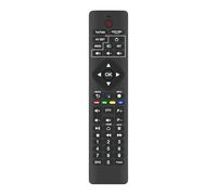 AULCMEET Mando a Distancia de Repuesto Compatible con el Sistema Tele Receptor de satélite Digital UP T2 4K Smart TV Upgrade, sintonizador DVB-T2 HEVC HDR10+HLG, HDMI/SCART Adaptador