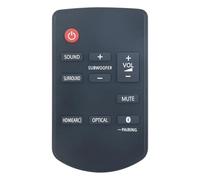 AULCMEET Mando a Distancia, N2QAYC000115 Nuevo Mando a Distancia Apto para fit for Panasonic Home Theater Sound Bar System SC-HTB688 SC-HTB498 SC-HTB488 SC-HTB488GN SC-HTB498 SC-HTB498GN SC-HTB688