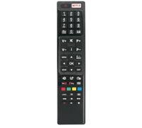 AULCMEET Mando a Distancia,RC4848F Nuevo Mando a Distancia Universal Apto para fit for Hitachi Polaroid Bush Smart TV P50D300FP P24D300FP P32FS1956A P50US0956A