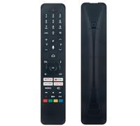 AULCMEET Mandos a Distancia por Voz Aptos para TELEFUNKEN Android TV XF32AN750M XF40AN750M XH24AN550MV XF43AN750M XU43AN751S XU50AN751S XU50AN754M QU43AN900M QU50AN900M QU55AN900M