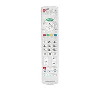AULCMEET N2QAYB000504 - Mando a Distancia de Repuesto Compatible con Panasonic Viera OLED Smart TV TX-P42GW30S TX-L37V20E TX-L42D25E TX-L37EW30 TX-L42ES31 N2QAYB000785 TX-L32D28EP