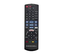 AULCMEET N2QAYB001147 Mando a Distancia de Repuesto Compatible con Panasonic BLU-Ray Dual HDMI Player DMP-UB300 DMP-UB400 DP-UB820EFK DMP-UB404EGK DP-UB820EFK DP-UB820EG DP-UB820EGK
