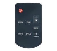 AULCMEET N2QAYC000123 Mando a Distancia Reemplazo para Panasonic Sound Bar SC-HTB200EGK SC-HTB200EBK SC-HTB200 SC-HTB258 SC-HTB250 SC-HTB208 SC-HTB208EB-K SC-HTB200EB-K SC-HTB200EG-K SC-HTB208EBK