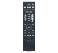 AULCMEET RAV561-ZZ43210 Mando a Distancia de Repuesto Compatible con el Receptor AV Yamaha 1080p Home Cinema RX-V385 HTR-3072 RXV385 HTR3072