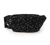 Aulenge Riñonera Mujer Bolso de Cadera Mujer Bolso Cinturón Viaje Bolso Cruzado de Pana Bolso Cruzado Mujer para Viajes Deportes Al Aire Libre Negro