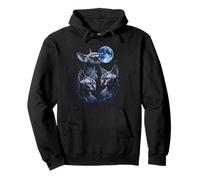 Aullando a la Luna aSphynx Gato Sudadera con Capucha